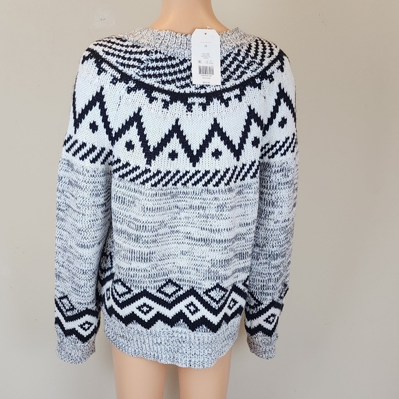 Wonderly Fair Isle Printed Long Sleeve  Sweater - Picture 6 of 12